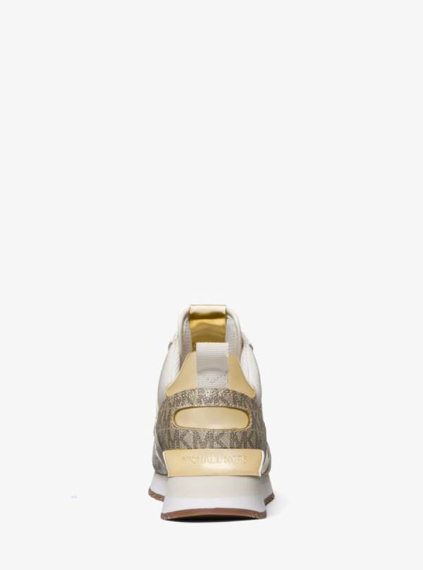 Damske Tenisky Michael Kors Wilma Two-Tone Logo Viacfarebný - Topanky Michael Kors Levně | UFAGK-1947